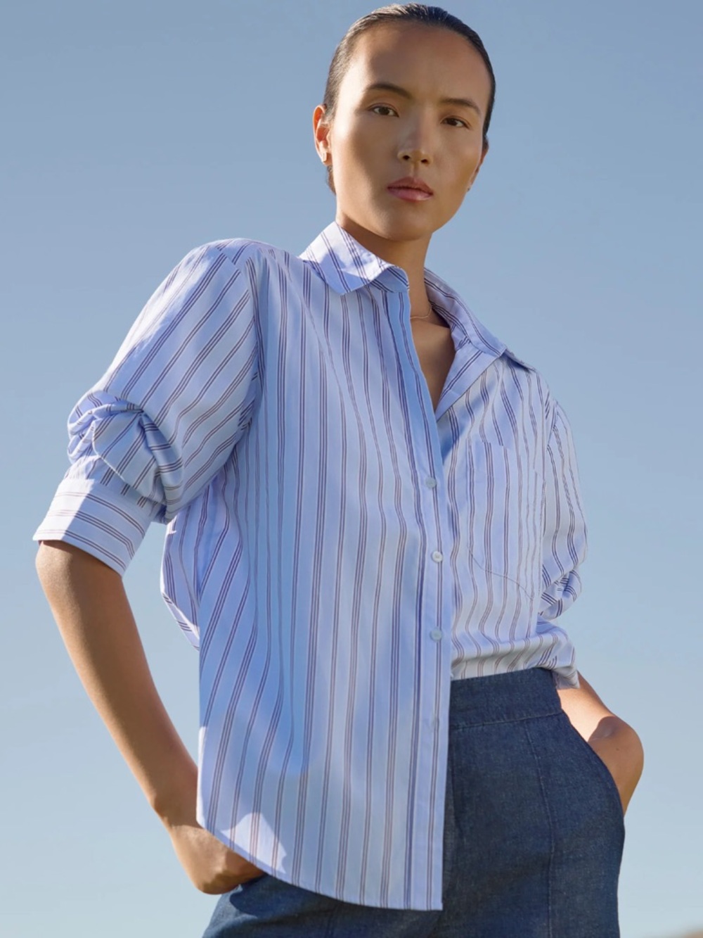 BROCHU WALKER PIA SHIRT XS
